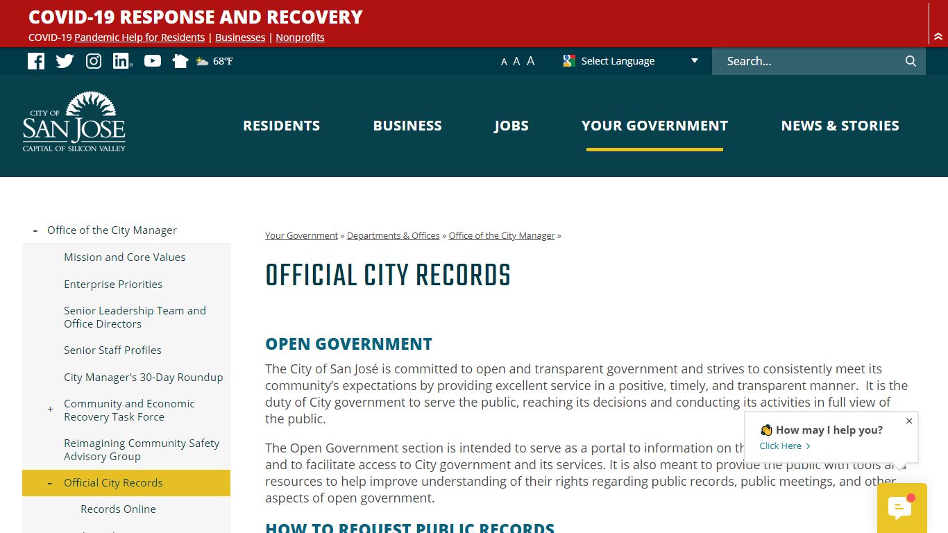 Official City Records | City of San Jose
